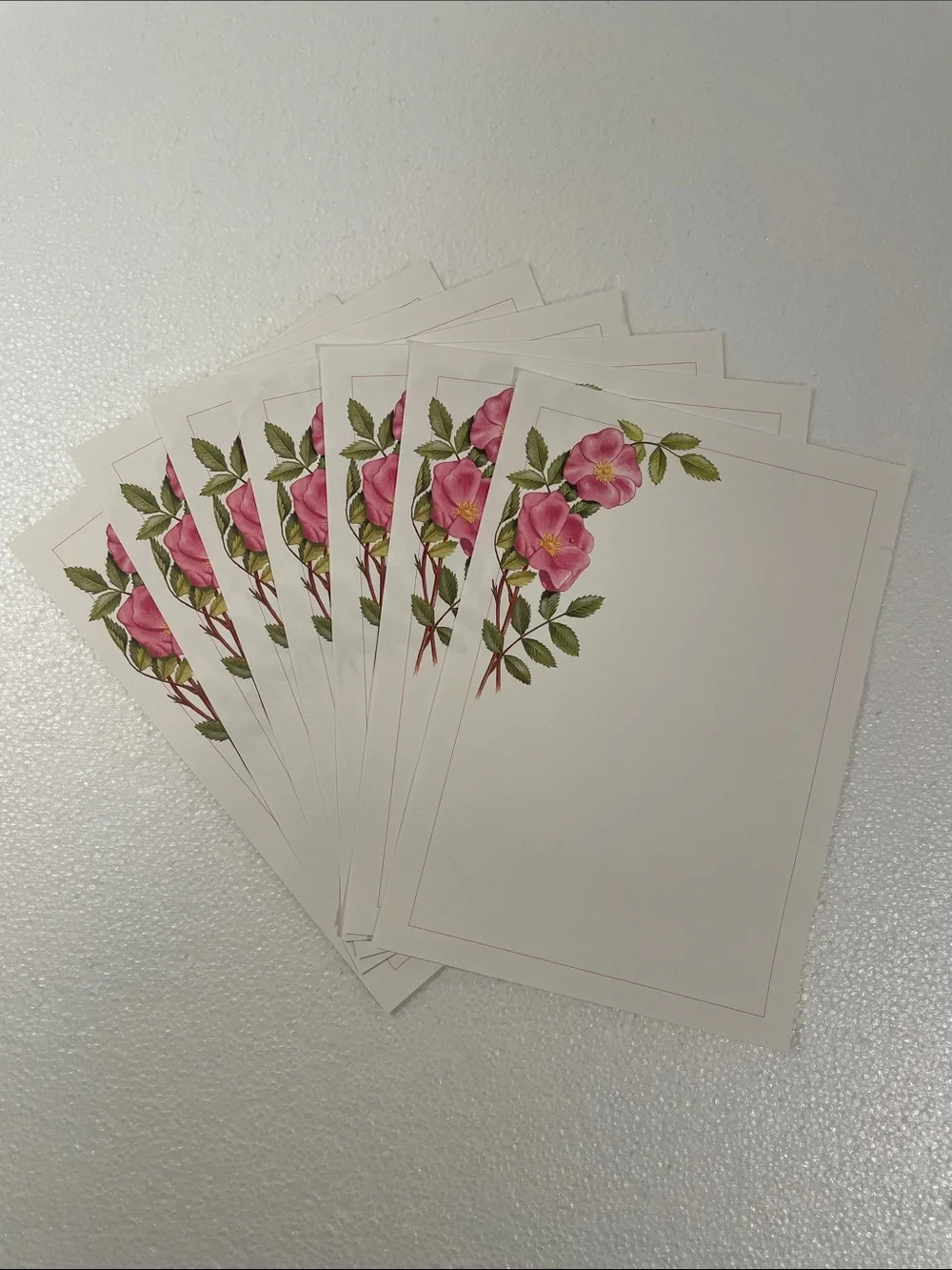 Vintage Wildflower Stationery